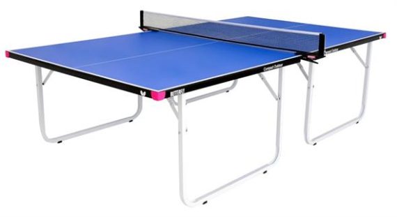 Butterfly Compact Outdoor Table Tennis Table - Blue