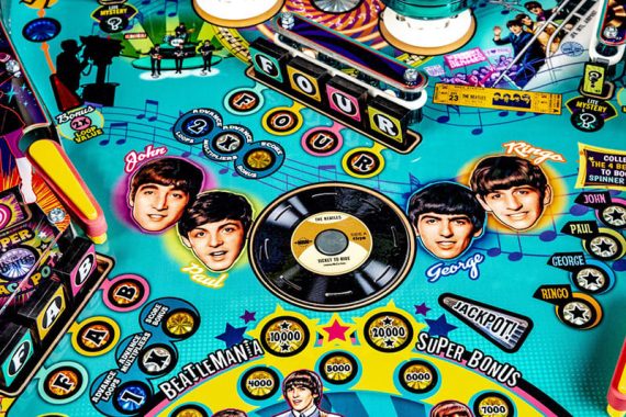 Beatles Gold Pinball Machine - Image 4