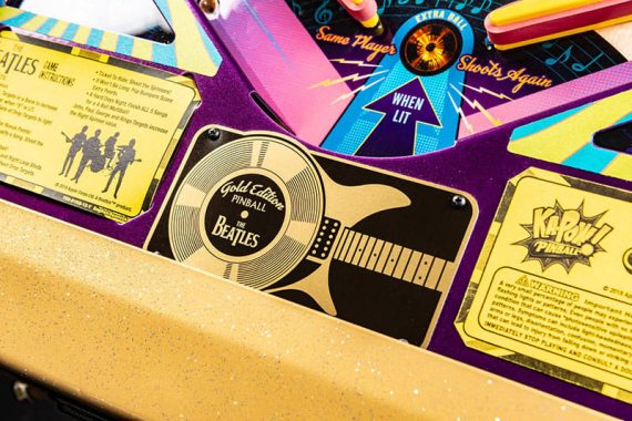 Beatles Gold Pinball Machine - Image 9