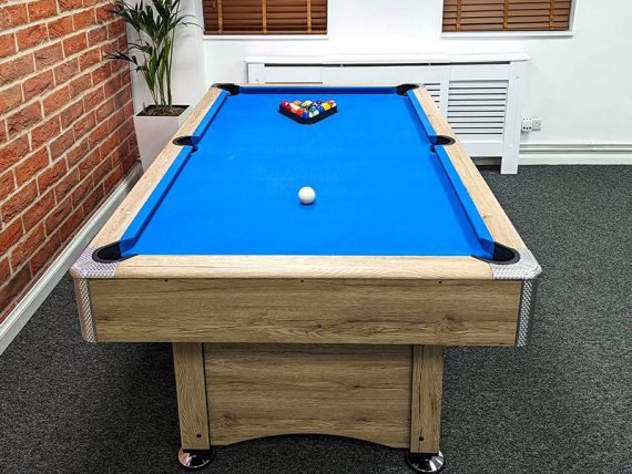 Signature Dean Pool Table: Grey Oak Finish - Image 3