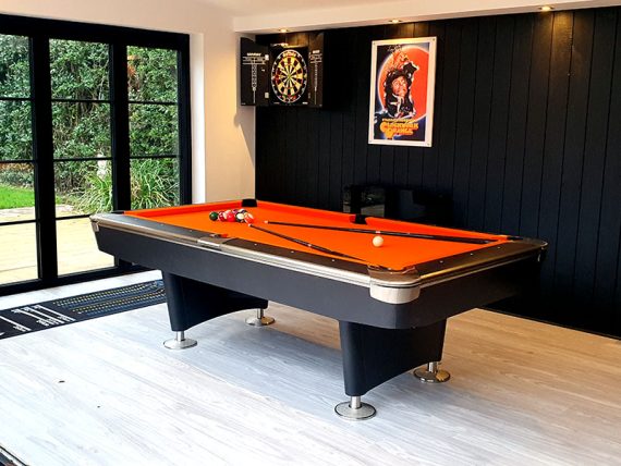 Signature Lincoln American Pool Table: Black - 7ft, 8ft, 9ft - Image 2