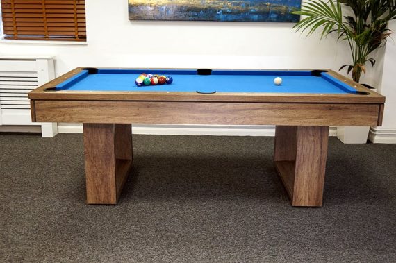 Signature Burton Pool Dining & Table Tennis Top: Grey Oak - Image 3