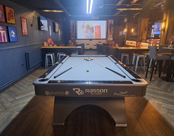 Rasson Ox American Pool Table - Grey Finishes: 9ft - Warehouse Clearance - Image 2