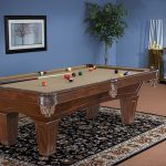 Brunswick Allenton American Pool Table - 7ft Tuscana Finish with Tapered Legs