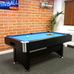 Signature Dean Pool Table: Black Finish