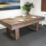 Signature Burton Pool Dining & Table Tennis Top: Grey Oak - Image 5