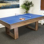 Signature Burton Pool Dining & Table Tennis Top: Grey Oak - Image 4