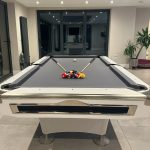 Signature Lincoln American Pool Table: White - 7ft, 8ft, 9ft - Image 2