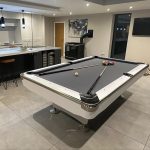 Signature Lincoln American Pool Table: White - 7ft, 8ft, 9ft - Image 5