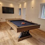 Signature Visconti Silver Mist American Pool Dining Table