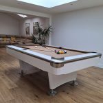 Signature Lincoln American Pool Table: White - 7ft, 8ft, 9ft - Image 4